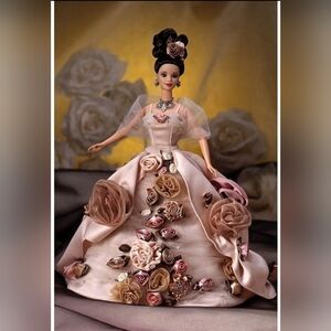 Rare FAO Schwartz LE Antique Rose Barbie NRFB